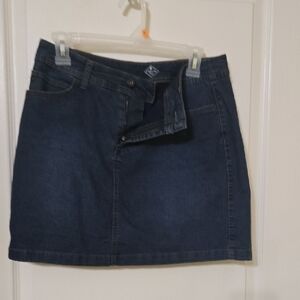 Dark Blue Denim Skort, Sz 6